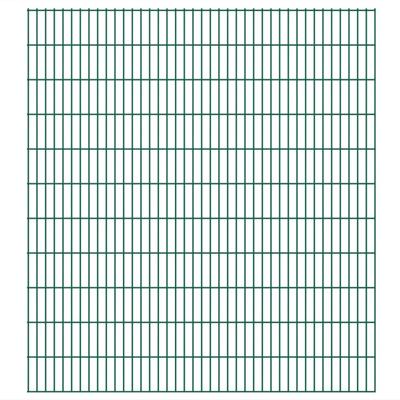vidaXL Dubbelstaafmatten 2,008x2,23 m 18 m (totale lengte) groen vidaXL Dubbelstaafmatten 2,008x2,23 m 18 m (totale lengte) groen