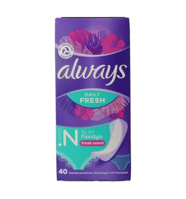 Inlegkruisjes daily protect fresh & scent 40 Stuks Inlegkruisjes daily protect fresh & scent 40 Stuks