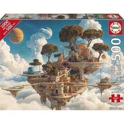 Puzzle - EDUCA - Regno delle Nuvole - 500 pezzi - Tema Fantasy - 48 x 68 cm