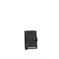 Secrid Miniwallet Vintage Portemonnee Zwart Aluminium, Leer - thumbnail