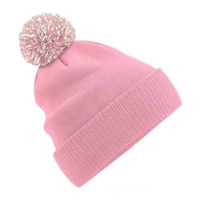 Beechfield CB450 Snowstar® Beanie - Dusky Pink/Off White - One Size