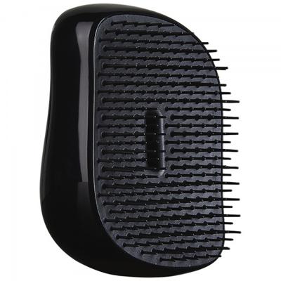 Tangle Teezer compact hairbrush rose gold black - thumbnail