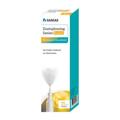 Sanias Sanias Neusspray 8mg Zoutoplossing - 15 Ml