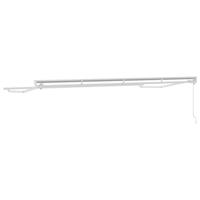 VidaXL Zijde frame wit 4 x 2 m poedercoating staal - thumbnail