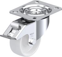 Blickle LE-PPN 80G-FI Zwenkwiel met rem Wieldiameter: 80 mm Draagvermogen (max.): 120 kg 1 stuk(s) - thumbnail