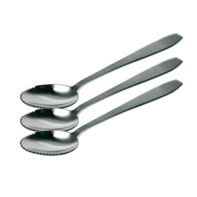 Kiwi Lepels 3 Stuks RVS