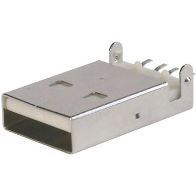 TRU COMPONENTS TC-A-USB A-LP-SMT-C-203 1586519 USB-stekker ultra-plat Stekker, inbouw USB A (SMT) 1 stuk(s)