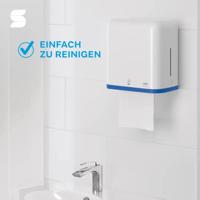 Dameshygiënebak Satino 8 liter wit 332560 - thumbnail