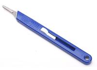 Afbreekmes 120 mm Kunststof Blauw 1 stuk(s) - thumbnail