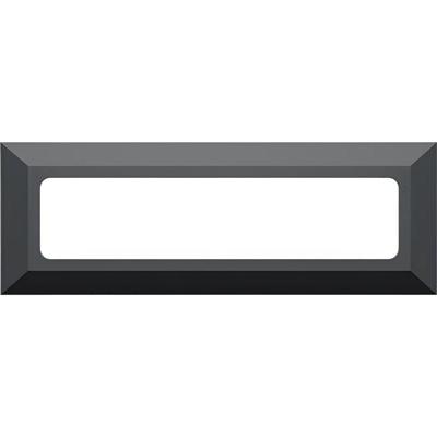 LED Tuinverlichting - Wandlamp Egaal Licht - Brinton Velora - Waterdicht IP65 - 3W 180lm - Aanpasbare Lichtkleur 3000K-4000K-6500K - Rechthoek - Antraciet