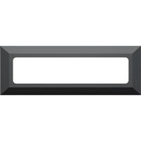 LED Tuinverlichting - Wandlamp Egaal Licht - Brinton Velora - Waterdicht IP65 - 3W 180lm - Aanpasbare Lichtkleur 3000K-4000K-6500K - Rechthoek - Antraciet - thumbnail