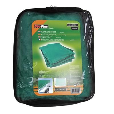 ProPlus aanhangernet fijnmazig met elastisch koord 2,5 x 4,5 m 340792