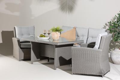 Nohr Loungeset 'Sanuel' Met bank, 2 loungestoelen en tafel