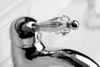 Wastafelmengkraan Sapho Kirké Retro Kristal 1-hendel Gebogen 18.2 cm Chroom (incl. clickwaste) - thumbnail