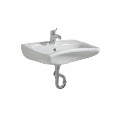 Rolstoel Wastafel BWS 49x60 cm 1 Kraangat Keramiek Wit Rolstoel Wastafel BWS 49x60 cm 1 Kraangat Keramiek Wit