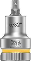 Wera 8740 B HF Binnenzeskant Zyklop Bitdop met 3/8"-aandrijving met vasthoudfunctie, 5/32" x 35 mm - 1 stuk(s) - 05003083001 - thumbnail
