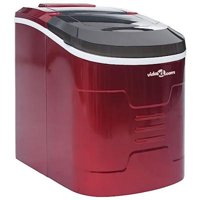 VidaXL Ijsblokjesmachine 2,4 l 15 kg/24 u rood