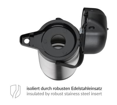 alfi 837205250 Thermoscontainer RVS, Zwart 2.5 l 837205250