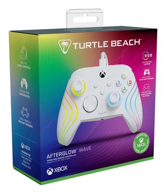 Gamepad - Xbox Series X|S, Xbox One en PC - Afterglow Wave - RGB - Bedraad - Wit - TURTLE BEACH