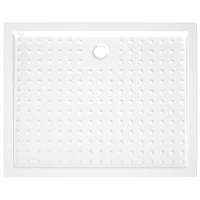Douchebak met noppen 80x100x4 cm ABS wit - thumbnail