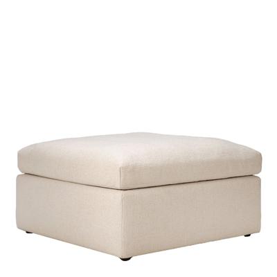 Ethnicraft Hocker 'Mellow' 80 x 80cm, kleur Off White