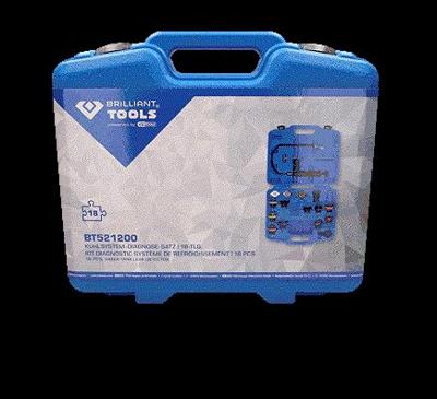 Brilliant Tools BT521200 Koelvloeistofdiagnoseset, 18-delig
