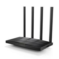 TP-Link Archer C6U draadloze router Gigabit Ethernet Dual-band (2.4 GHz / 5 GHz) Zwart - thumbnail