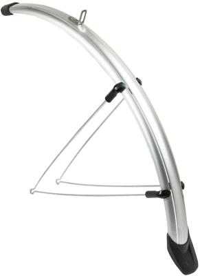 Eurofender Spatbordenset rapido 28 inch 46 mm kunststof zilver