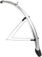 Eurofender Stel spatborden 28 inch 46 pvc zilver - thumbnail