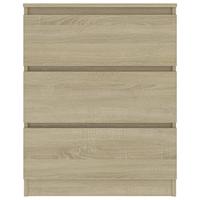 Dressoir 60x33,5x76 cm spaanplaat sonoma eikenkleurig - thumbnail
