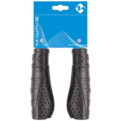 M-Wave Handvatset ergo zwart 2*130mm