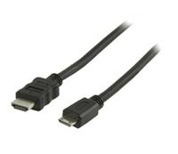 Valueline vlvp34500b10 high speed hdmi kabel met ethernet hdmi - hdmi mini-connector 1,00 m zwart - thumbnail