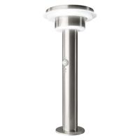 OSRAM HOMELIGHTING ENDURA Style Solar 40cm Post Sensor Double Circle 6W Stainless Steel 4099854455469 LED-buitenlamp (wand) 6.00 W Steel - thumbnail