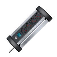 4-voudige contactdoos met kinderbeveiliging - thumbnail