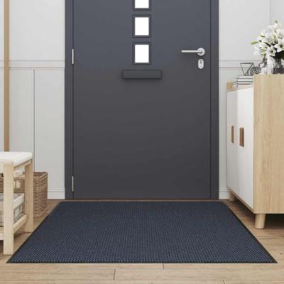 VidaXL Deurmat 115x200 cm blauw