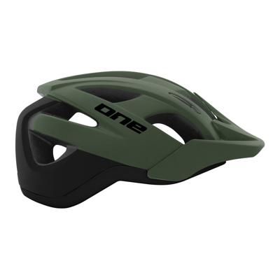 One Trail Pro Fietshelm Verstelbaar Kaki/Zwart Maat 55 58 cm (M)