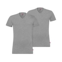 Levi's 2-pack t-shirts men V-Neck - grijs - thumbnail