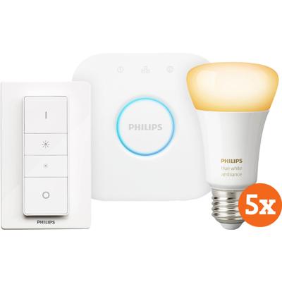 Philips Hue White Ambiance E27 Starter 5-Pack Philips Hue White Ambiance E27 Starter 5-Pack