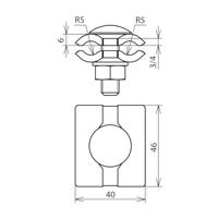 DEHN PV 7.10 FRM10X35 V4A Overspanningsveilig bevestigingselement 2.9 kA 1 stuk(s) - thumbnail