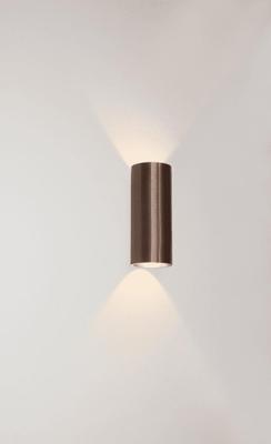 Artdelight Led wandspotBrody2 Up - Down 2-lichts bronsbruin - WL BRODY2 BG