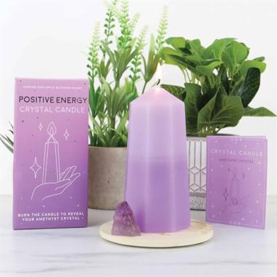 Gift Republic Crystal Candle - Positiviteit