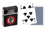 Dal Negro speelkaarten Poker karton blauw - thumbnail