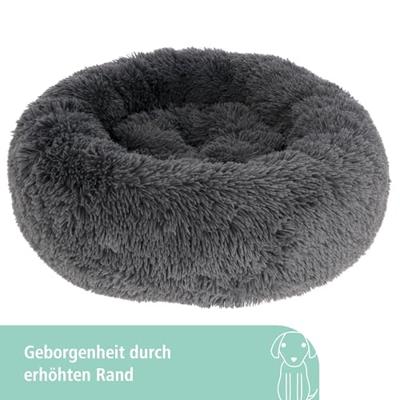 Mand - KERBL - Fluffy - Ø76 x 19 cm - Grijs