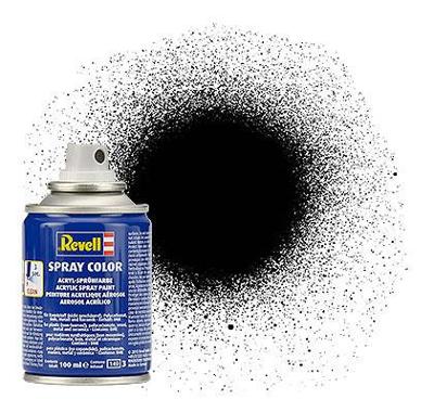 Revell Spray Color Zwart Zijdemat 100ml Revell Spray Color Zwart Zijdemat 100ml