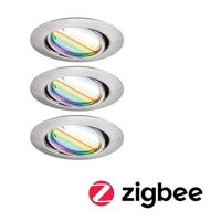 Paulmann 92467 LED-inbouwlamp Set van 3 stuks LED 14.7 W IJzer (geborsteld) - thumbnail