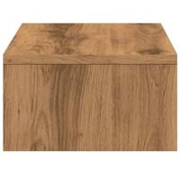 Monitorstandaard met lades 50x27x15 cm hout artisanaal eiken - thumbnail