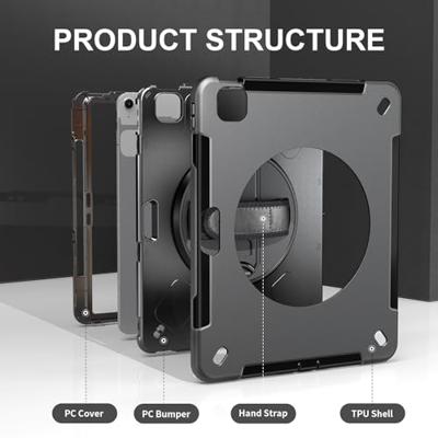 honju Rugged Back cover Grijs Tabletcover