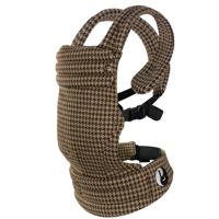 Lumbaya Draagzak Houndstooth Brown - thumbnail