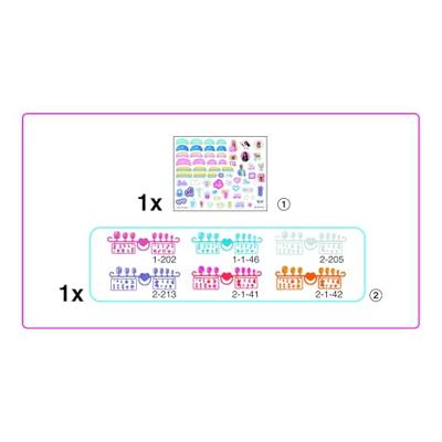 Barbie Aquabeads Nagelnavulling - 40 nagels met versieringen - Geschikt voor kinderen vanaf 4 jaar