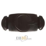 Schneider Electric 179851 3-voudige koppeling Rubber 230 V Zwart IP44 - thumbnail
